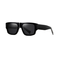 Nouvelles lunettes de soleil de luxe pour hommes, de marque haut de gamme, avec monture en acétate polarisée UV400, lunettes de soleil de luxe, lunettes de soleil haut de gamme