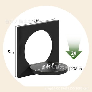 Wooden <b>wall</b>-mounted flower pot rack, cross-border solid wood <b>wall</b> decoration, green plant and potted plant <b>display</b> rack, - Product Image 3
