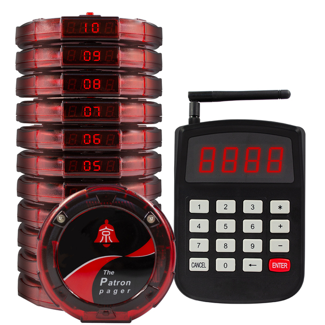 CATEL CTP200  Patron Pager New Restaurant Wireless Service Paging System, Guest Queue Management System, Guest Pager