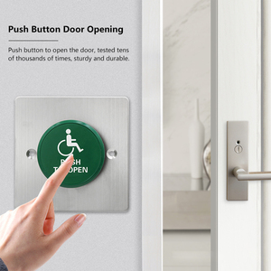 12V DC IP65 màu xanh lá cây cửa hồng ngoại không có cảm ứng nút thoát nhỏ Kim Loại cửa phát hành nút đẩy để thoát khỏi nút CE thép không gỉ - Product Image 6