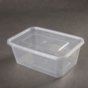 Small round plastic box mini plastic PP box round transparent