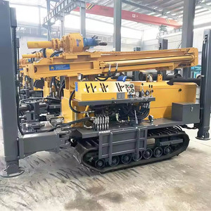 Harga pabrik 4.5Ton Rig bor sumur air kecil mesin <span class=keywords><strong>Crawler</strong></span> Rig pengeboran air pneumatik - Product Image 6