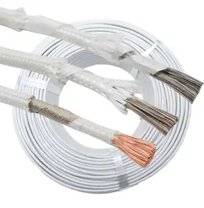 HY GN500 Cobre Condutor fibra de vidro trançado cabo mica isolamento Energia Elétrica Fibra De Vidro cabo resistente ao calor Alta Temp