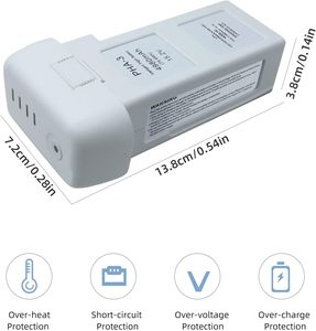 Bateria de Voo Inteligente Li-Po de 15.2V 4980mAh para Drone DJI Phantom <span class=keywords><strong>3</strong></span> SE, Bateria Profissional Padrão e Acessórios para Drone RC - Product Image 5