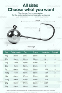 Mồi câu hình quả bóng <span class=keywords><strong>tungsten</strong></span>, đầu jig câu cá - Product Image 3