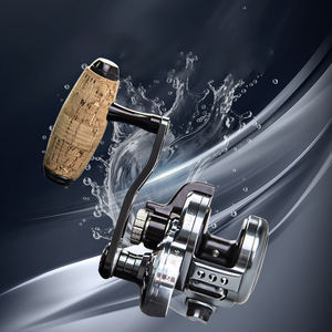 Carrete de Pesca de Metal para Pesca en el Mar, Carrete de Baitcasting, Carrete de Tambor para Pesca de Lubina, Negro, <span class=keywords><strong>Drag</strong></span> de 25 kg y 30 kg, para Mano Derecha e Izquierda - Product Image 4