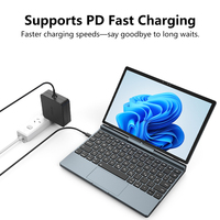Portátil 2 en 1 OEM Nuevo de 10.1 Pulgadas, DDR4 16GB 512GB SSD Core I3 I5 I7 I9, Ultrafino para Negocios y Oficina