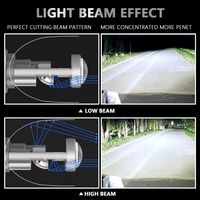 Nouveaux phares LED de voiture BRAD A80 Pro haute puissance 60W, ampoules projecteur mini-lentille H1 H4 H7 H11 9005 9006 20000lm 6000K Blanc