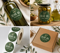 Étiquettes d'emballage cosmétique personnalisées imprimées, écologiques, recyclables, en vinyle, imperméables, résistantes à l'huile, autocollantes pour huile essentielle