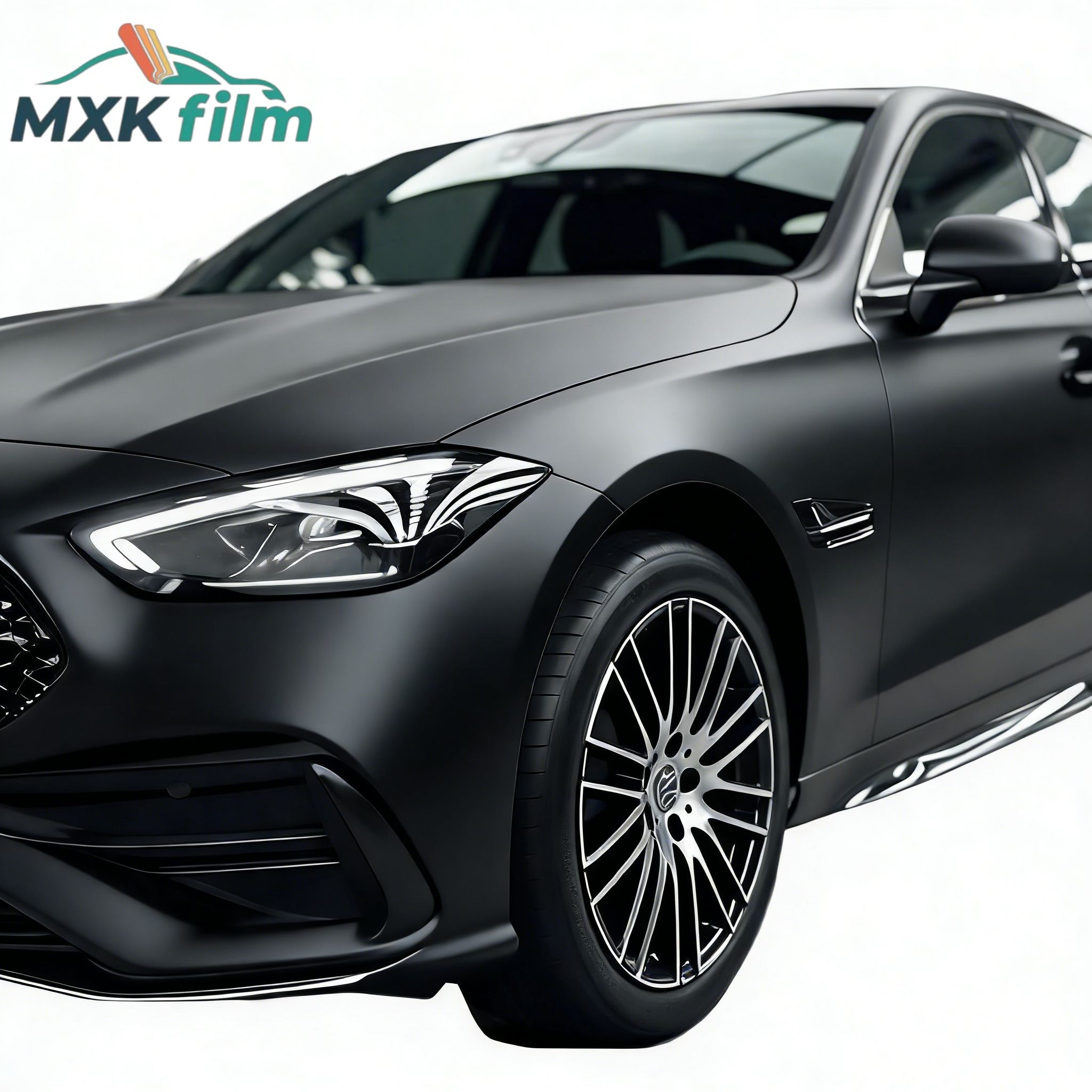 สีดำซาติน PET