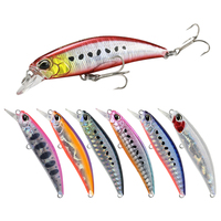 Oem Topright 6.5g 60mm M60s Spearhead Ryuki 60s Leurre dur en plastique coulant type Minnow Jerkbait pour la pêche au bar