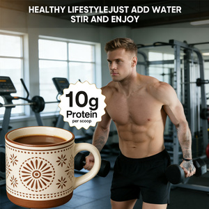 OEM Glewell High Protein Iced <strong>Coffee</strong> 10g Protein Chocolate Caramel Keto Friendly Sugar-Free Gluten-Free Instant <strong>Coffee</strong> Powder - Product Image 3