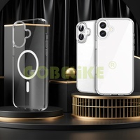 OEM/ODM Anti Jaune Anti Chute Antichoc Cristal Clair TPU + PC Coque de Téléphone Magnétique pour iPhone 17 Pro Max Air