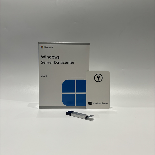 Windows Server 2025 Datacenter USB Box 64 Bits 100% Online Activation Windows Server 2025 Data Box 16/24/48 Core Fast Shipping