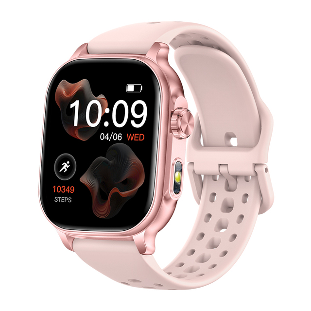 TKYUAN 2.01" Square Screen 1400mAh Big Battery Smartwatch with BT Call Heart Rate Tracker Clock Men Woman Waterproof Smart Watch