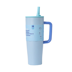 Double-Drinking Design Tumbler With Straw Lid For Travel And Outdoor Use - Product Image 2
