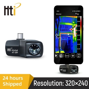 กล้องถ่ายภาพความร้อน HTI รุ่น HT-201 สำหรับ Android แบบ Type-C พร้อมบันทึกวิดีโอและภาพถ่าย รองรับ OEM ปรับแต่งได้ รองรับ HT-20 - Product Image 2