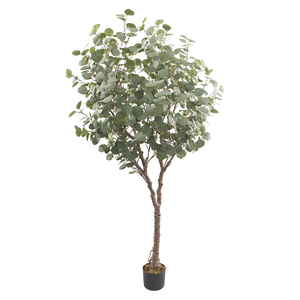 ต้นไม้ประดิษฐ์สไตล์นอร์ดิกต้นบอนไซประดับบ้านต้นยูคาลิปตัสเทียมตกแต่งสวนในร่มและกลางแจ้ง JWT3653 - Product Image 6