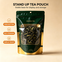 Sachet Doypack en plastique alimentaire multi-usages pour l'emballage en gros de café en poudre et de thé séché