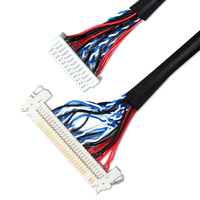 Kabel ekstensi 20453 LVDS 40 IPPEX 20 Lcd IPPEX koaksial mikro 30 Pin Lvds