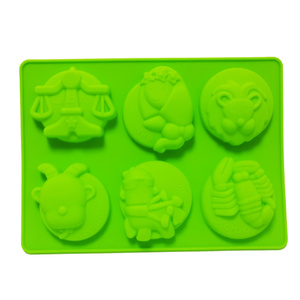 De Zodiaco personalizado forma molde de pastel de silicona doce constelaciones baño moldes de jabón - Product Image 6