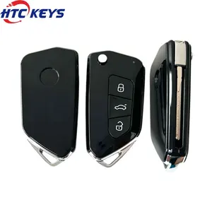 Good Quality 3 Button Modified Flip Key Shell For V-w Car Key Case