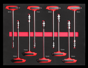 Set Perkakas Mekanik 139 pcs 1/4" 3/8" 1/2" <span class=keywords><strong>DR</strong></span>. Soket, Kunci, dan Troli Perkakas Bengkel - Product Image 6