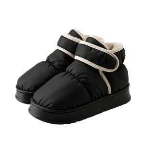 Botas de Nieve Cálidas Casuales para Mujer al por Mayor, Nuevas Botas de Nieve Sencillas, Impermeables, de Felpa, Cómodas para Caminar en Otoño e Invierno - Product Image 4