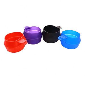 Échantillon gratuit TPE 250ML Gobelet pliable souple pour boire de l'eau en plein air - Product Image 4