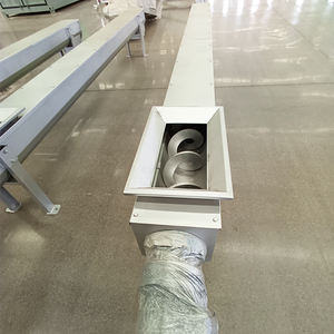 IEPP-máquina de eliminación de tratamiento de aguas residuales de acero inoxidable, máquina de transporte de lodos con hoja de tornillo, transportador de barrena espiral sin eje helicoidal - Product Image 2