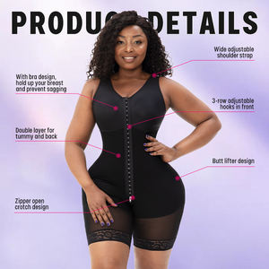 <span class=keywords><strong>Columbiana</strong></span> de fajas colombianas มีซิปเป้าบอดี้สูทแนบเนื้อ - Product Image 5