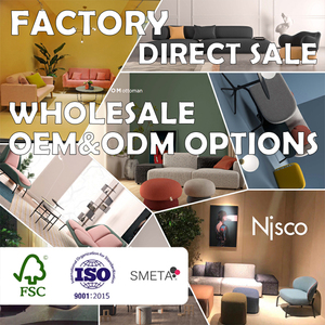 Nhà máy Nisco bán buôn trực tiếp ghế sofa giường <span class=keywords><strong>futon</strong></span> hiện đại, kiểu dáng thời trang, thoải mái, có thể kéo dài, không tay vịn, hình vuông, chất liệu vải mềm mại - Product Image 5