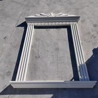 Moulure de cadre de porte d'entrée de villa européenne moderne en mousse EPS haute densité, légère, résistante aux intempéries et ignifuge
