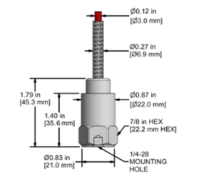 Mỹ ban đầu vận tốc LP-202 loại vòng lặp điện ZigBee CTC rung cảm biến - Product Image 3