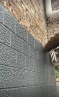 Panneau sandwich en mousse EPS isolée de 50 mm, panneaux muraux Decovirate, revêtement en acier métallique pour les murs extérieurs des maisons et des hôtels, ignifuge