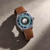 Montre mécanique Miyota pour homme avec phases de lune, bracelet en cuir véritable, boîtier en acier inoxydable, aiguilles lumineuses, résistance à l'eau 50m, tendance