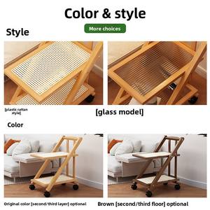 <span class=keywords><strong>โต๊ะ</strong></span><span class=keywords><strong>กาแฟ</strong></span>ไม้ไผ่สไตล์โมเดิร์นมินิมอลทันสมัย พร้อมล้อเลื่อน เคลื่อนย้ายได้ ใช้ในห้องนั่งเล่น ห้องนอน ห้องรับประทานอาหาร <span class=keywords><strong>โต๊ะ</strong></span>ข้างโซฟา <span class=keywords><strong>โต๊ะ</strong></span>ข้างเตียง - Product Image 5