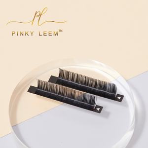Extensions de cils Pinky Leem en gros, volume russe 0,05 mm, cils en soie 0,03 0,07, éventails faciles à faire pousser - Product Image 6