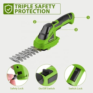 VERTAK-Cortasetos y cortasetos 2 en 1 para jardín, cortasetos multiusos de 1000rpm - Product Image 4