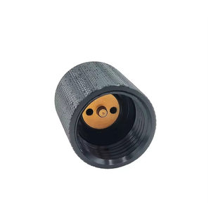 อะแดปเตอร์เข็มเติม CO2 อลูมิเนียมอัลลอยสีดำ Zimakyfa ใช้ได้กับถัง CO2 G1/2 และถังโซดา - Product Image 5