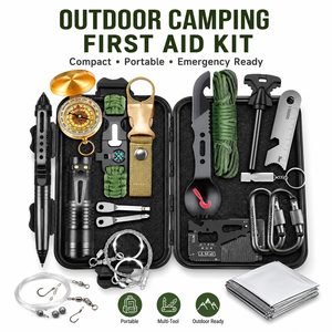 Fahrzeug-Notfall-Erste-Hilfe-Überlebensset Professionelles <span class=keywords><strong>Outdoor</strong></span>-<span class=keywords><strong>Camping</strong></span>-Notfallwerkzeugset - Product Image 1