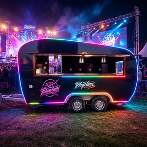 DOT CE ODM Galvanized Chassis Fully Equipped Kitchen For Pizza Fast Food Street Business <b>Concession</b> <b>Trailer</b> - Product Image 1