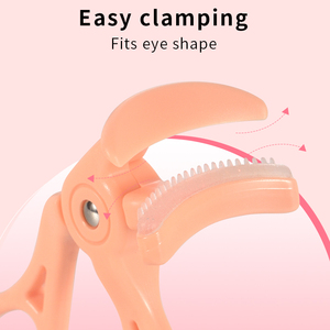 Recourbe-cils mini pour <span class=keywords><strong>femme</strong></span> avec clip de coiffage permanent grand angle en forme de tournesol pour débutantes - Product Image 3
