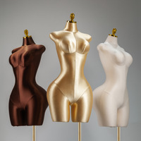 Mannequin buste en mousse dorée grande taille pour femme, fabriqué en Chine, exportation Europe Amérique, délai d'échantillonnage de 7 jours