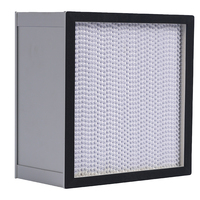 Filter Udara Lipat HEPA Panel Aluminium Efisiensi Tinggi 99,99%-99,995% untuk Filtrasi Udara Ruang Bersih HVAC