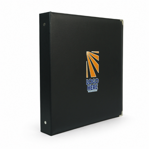 Custom Logo Premium PU Leather 3 <b>Ring</b> <b>Binder</b> Document <b>Folder</b> Business Portfolio Menu <b>Binder</b> OEM ODM Manufacturer - Product Image 6