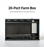 Boîtier de stockage pour 20 téléphones Mi8 avec système de refroidissement intégré et armoire de contrôle de charge centralisée