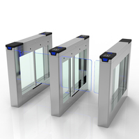 Barrière pivotante rapide pour supermarché, portillon d'entrée automatique à induction, accès sécurisé, tourniquet pivotant avec lecteur de code QR