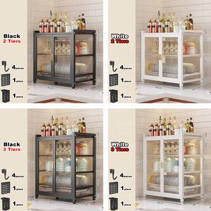 New Arrival Plastic Small Storage <strong>Cupboard</strong> Kitchen Dish Drainer <strong>Rack</strong> <strong>Plate</strong> Bowl Spoon Dish <strong>Rack</strong> With Transparent Lid - Product Image 4