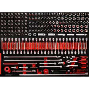 KS <b>TOOLS</b> 3/8" socket spanner set in foam insert, 221 pcs - Product Image 2